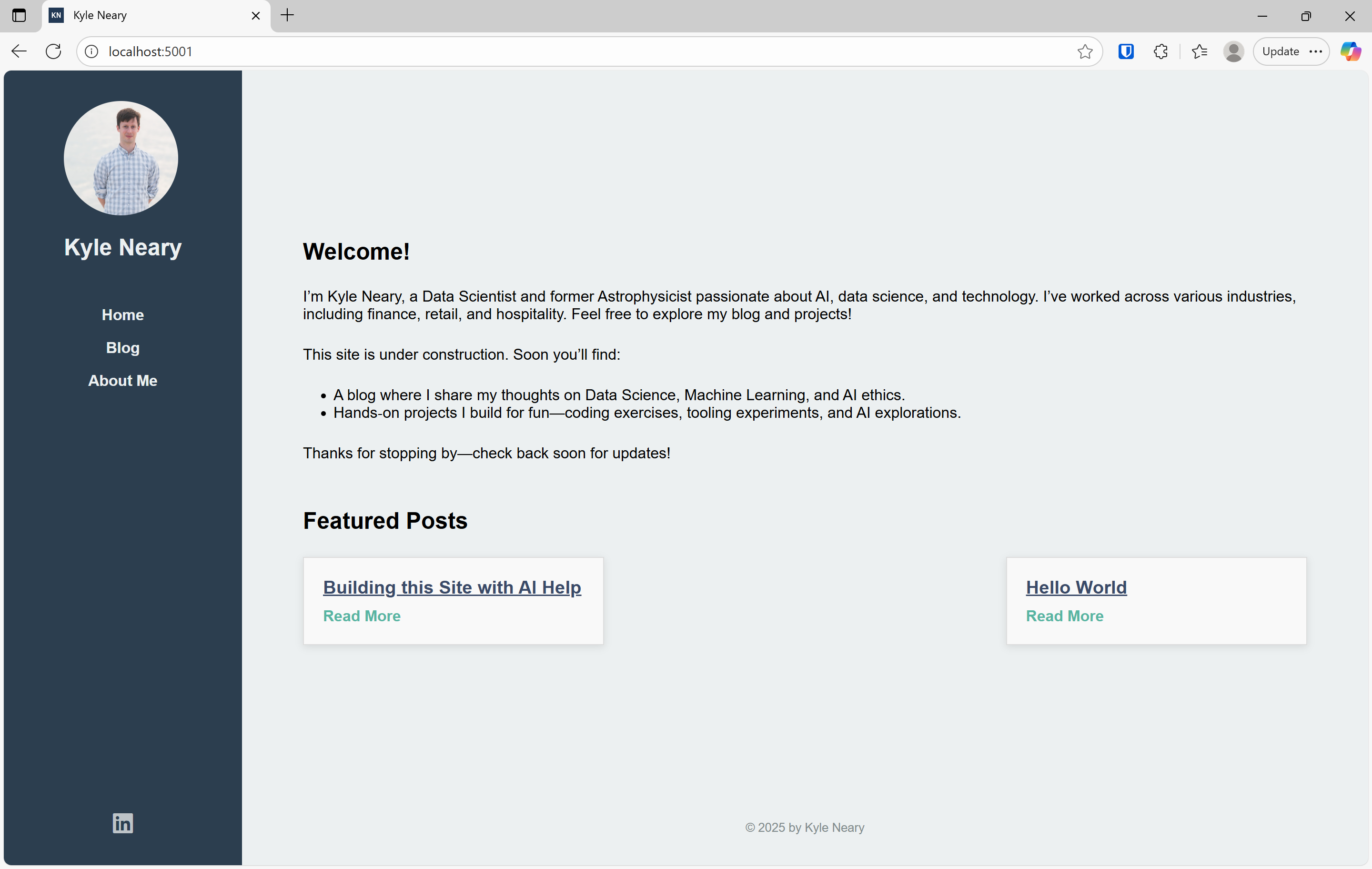 Insert Screenshot of Previous Side Navigation Design Here
